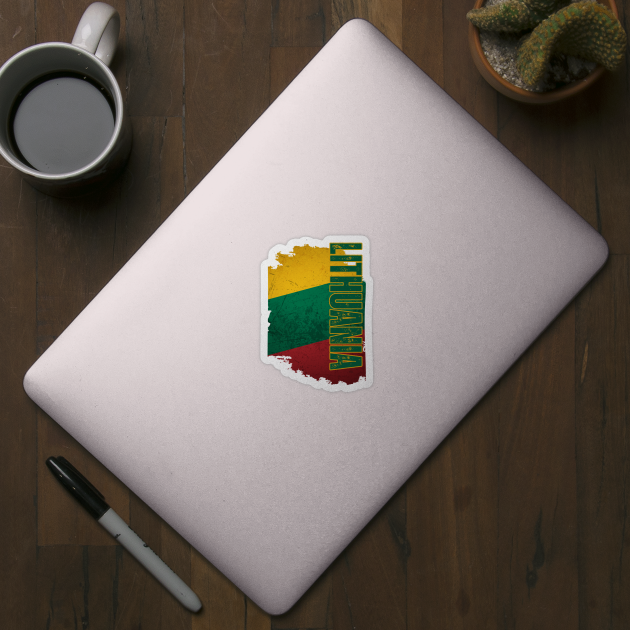 Lithuania flag, lithuanian flag by eka123